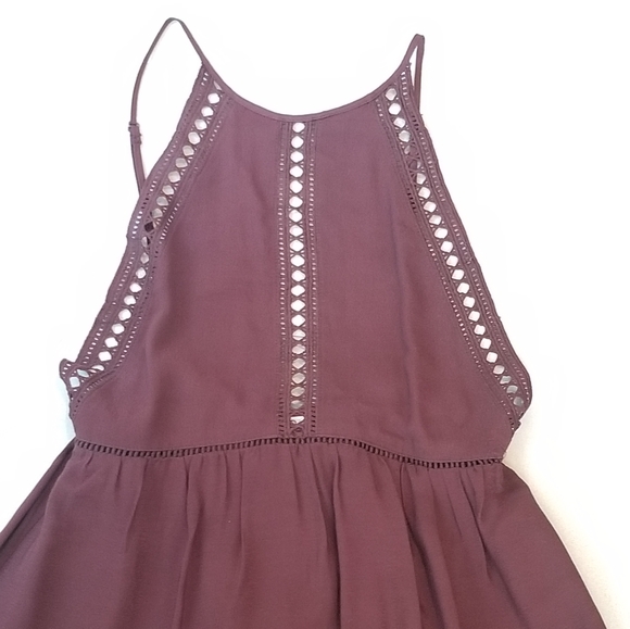 NWT TOBI Burgundy Backless Dress, Size XS - Picture 7 of 10